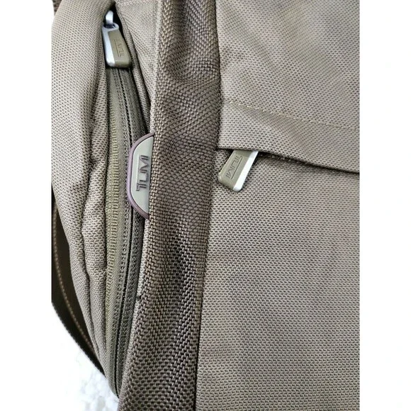 TUMI T-Tech Messenger Large Crossbody Laptop Carry Bag Olive Green Brown